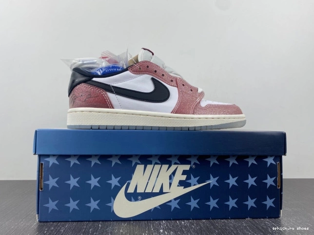Cheap ROOM OG 'RED 1 LOW BLACK' TROPHY AIR X JORDAN FN0432-017 0805